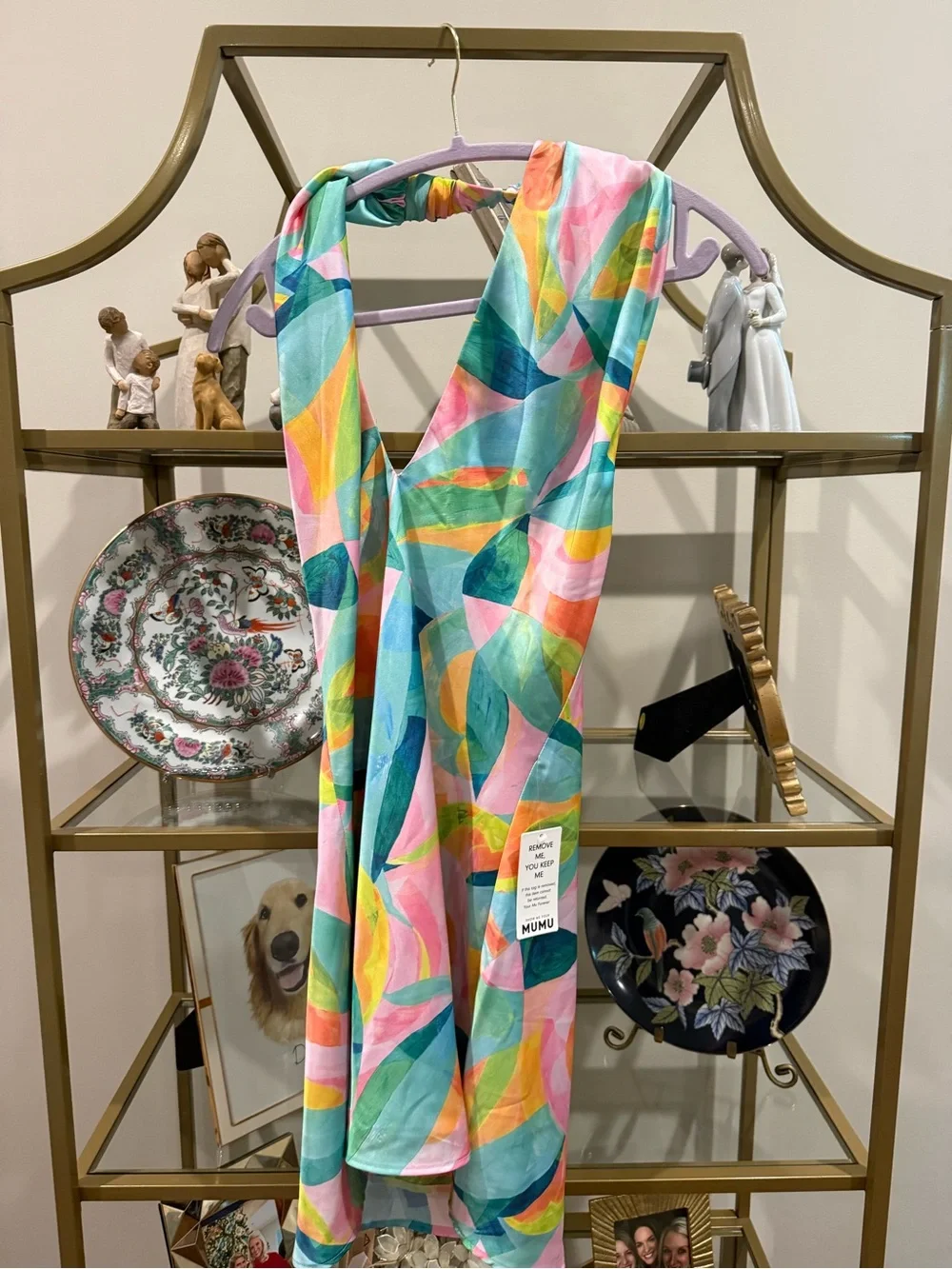 Show Me Your MuMu Vibrant Multicolor Geometric Scarf